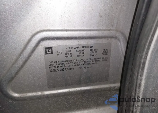 1G4GC5E39DF331440: 44486695