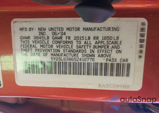 5Y2SL63865Z410776: 44486794