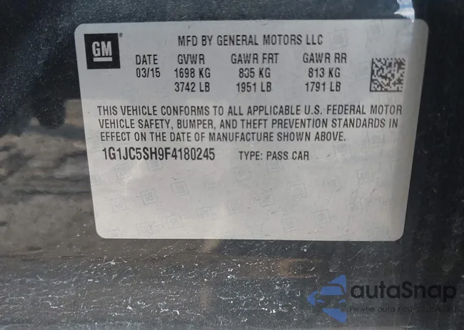 1G1JC5SH9F4180245: 44486840