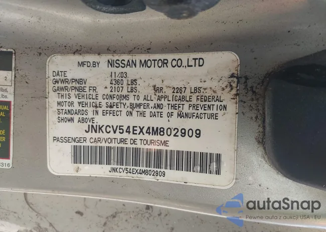 JNKCV54EX4M802909: 44486883