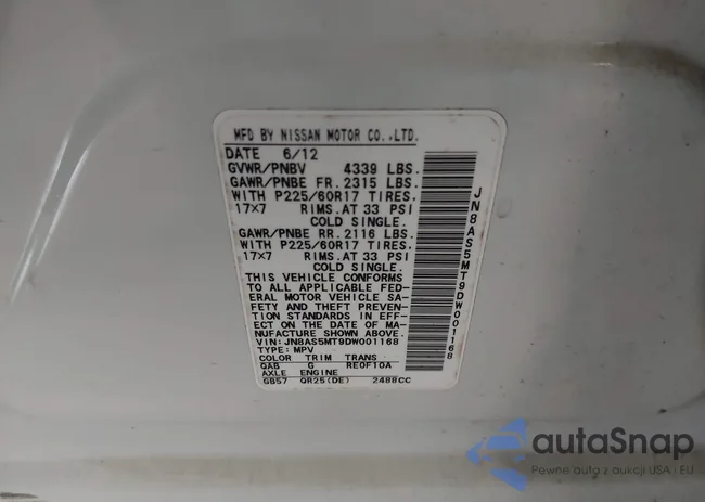 JN8AS5MT9DW001168: 44486897