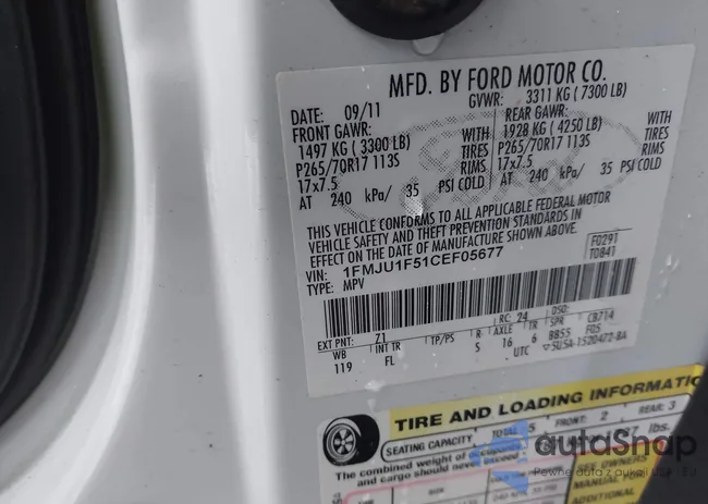 1FMJU1F51CEF05677: 44486902