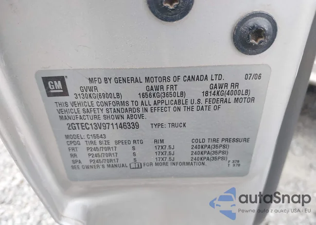 2GTEC13V971146339: 44487023