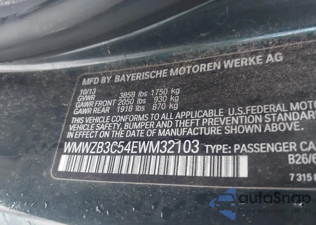 WMWZB3C54EWM32103: 44487048