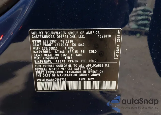 1V2MR2CA8KC503735: 44487158