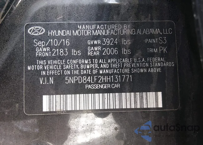 5NPD84LF2HH131771: 44487288