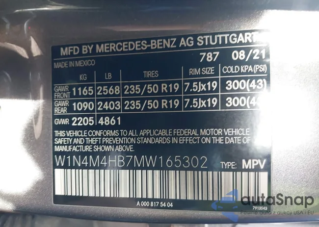 W1N4M4HB7MW165302: 44486309