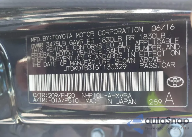 JTDKDTB31G1130329: 44486618