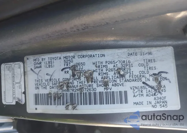 JT3HN87R2V0072630: 44486642