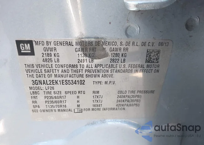 3GNAL2EK1ES534102: 44486649