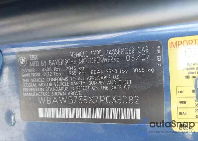 WBAWB735X7P035082: 44487740