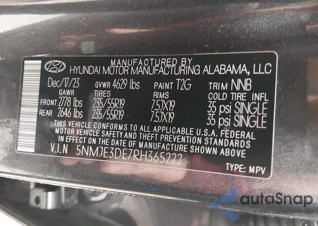 5NMJE3DE7RH365222: 44487840