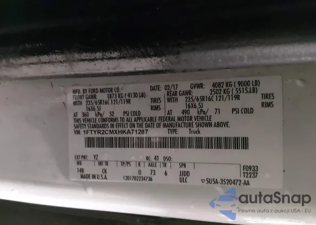 1FTYR2CMXHKA71287: 44488014