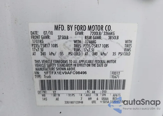 1FTFX1EV9AFC98496: 44488060