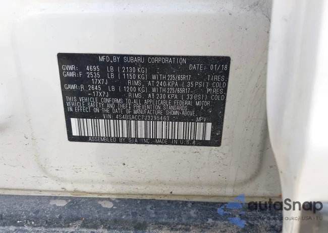 4S4BSACC7J3295463: 44488106