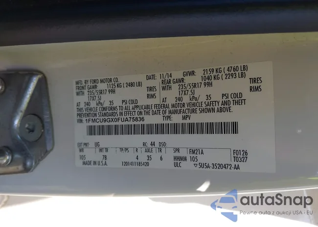 1FMCU9GX0FUA75836: 44488107