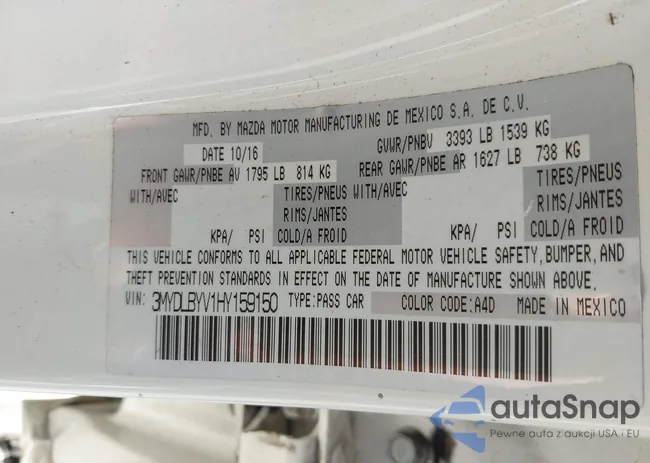 3MYDLBYV1HY159150: 44488187