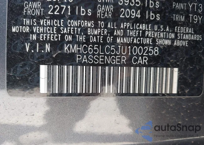 KMHC65LC5JU100258: 44488221