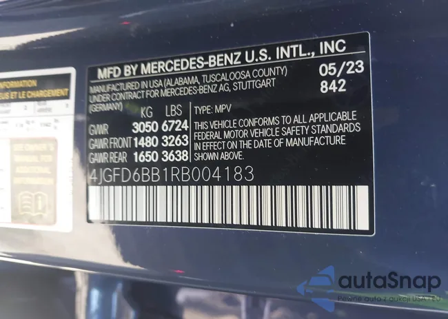 4JGFD6BB1RB004183: 44487366