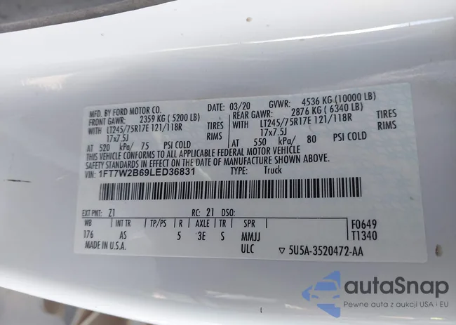 1FT7W2B69LED36831: 44487399