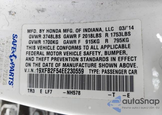 19XFB2F54EE230559: 44487677