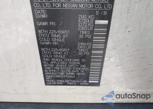 KNMAT2MV2LP529121: 44488749