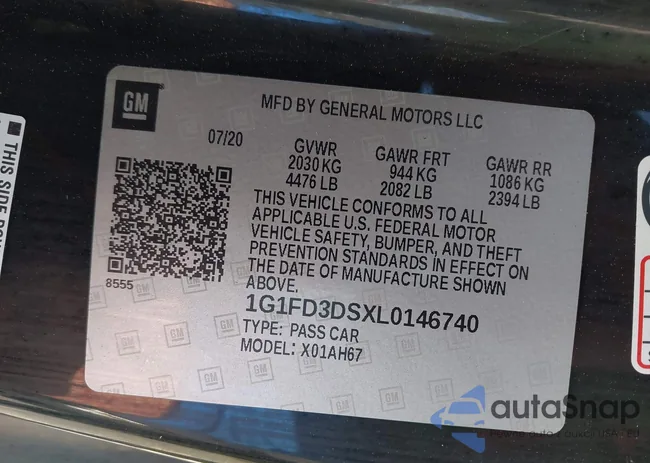 1G1FD3DSXL0146740: 44488752