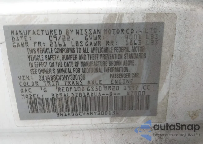 3N1AB8CV5NY300136: 44488883