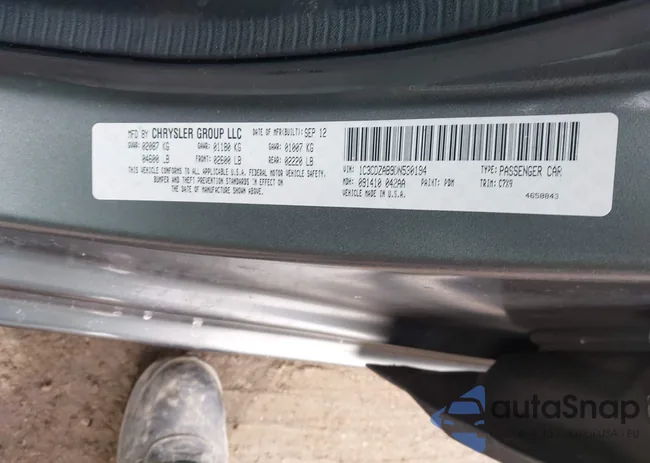 1C3CDZAB9DN530194: 44488945