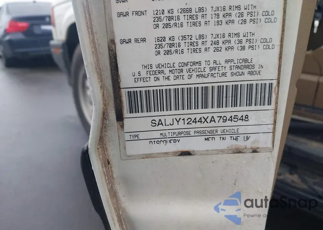 SALJY1244XA794548: 44489083