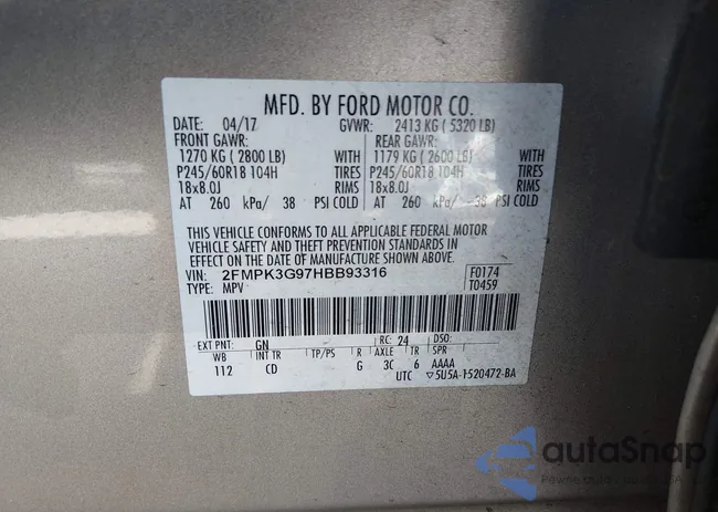 2FMPK3G97HBB93316: 44489172