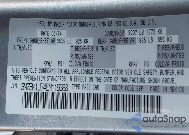 3MZBM1U74EM119388: 44488381