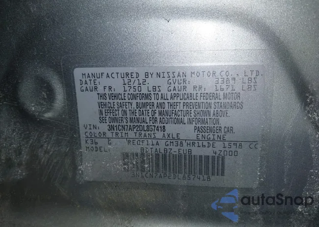 3N1CN7AP2DL857418: 44488625