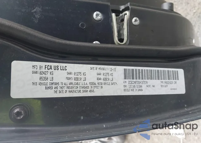 2C3CCABT2GH167570: 44488641