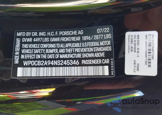 WP0CB2A94NS245346: 44489775