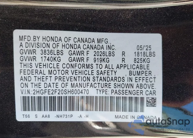 2HGFE2F20SH600470: 44489824