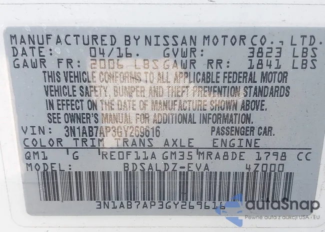 3N1AB7AP3GY269616: 44489825