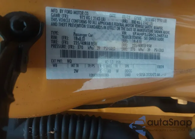 1FAHP3J26CL345722: 44489866