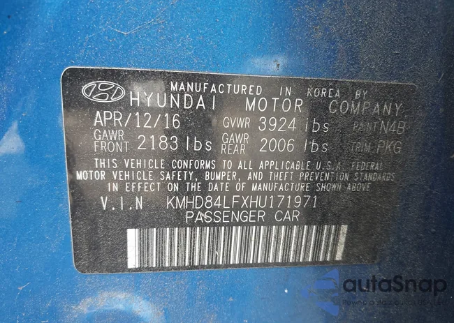 KMHD84LFXHU171971: 44489869