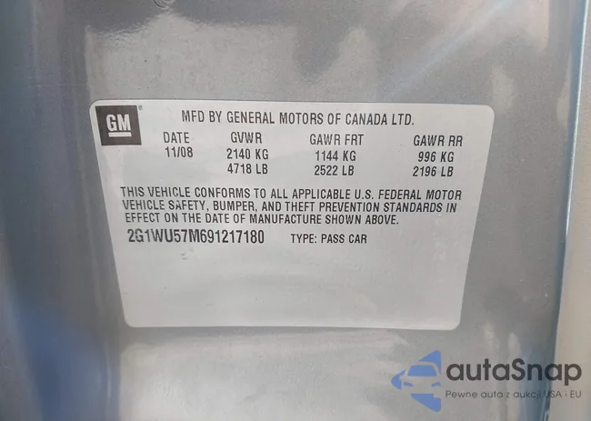 2G1WU57M691217180: 44489890