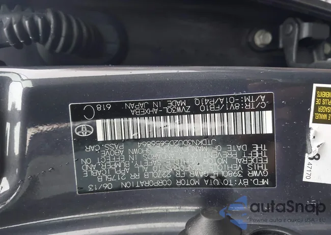 JTDKN3DU2D5656864: 44489937