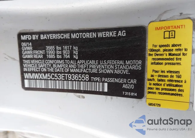 WMWXM5C53ET936558: 44490067