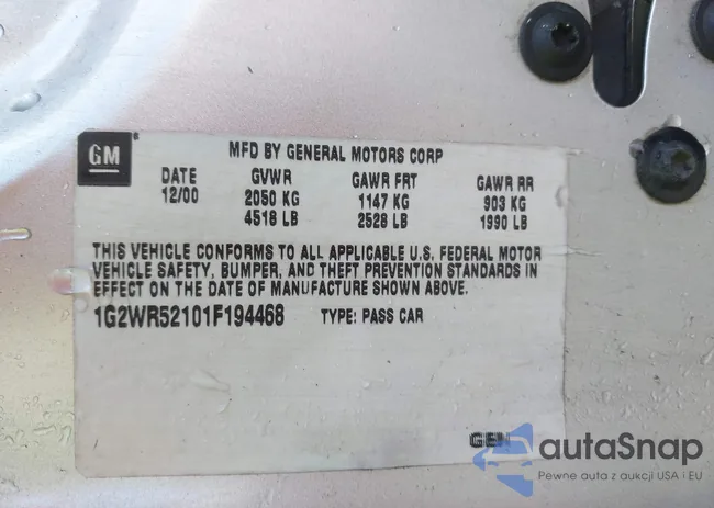 1G2WR52101F194468: 44490234