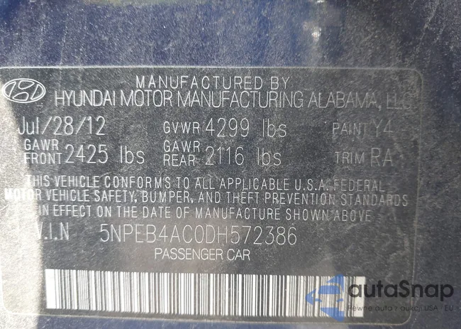 5NPEB4AC0DH572386: 44489301