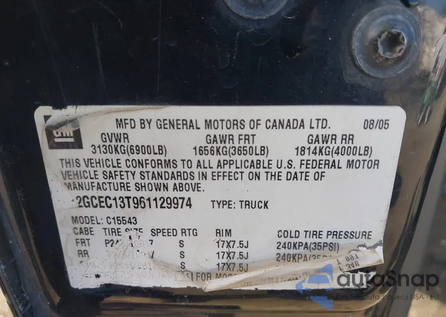 2GCEC13T961129974: 44490710