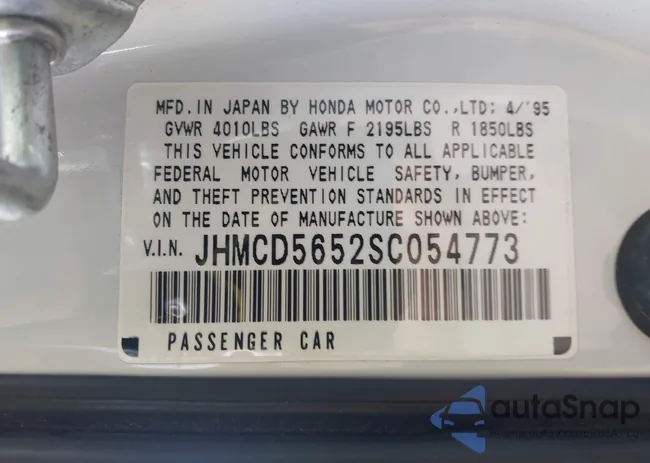 JHMCD5652SC054773: 44490751