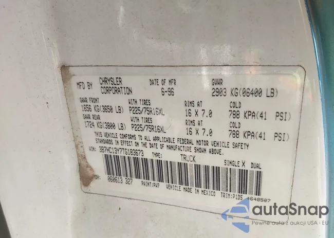 3B7HC13Y7TG183673: 44490786