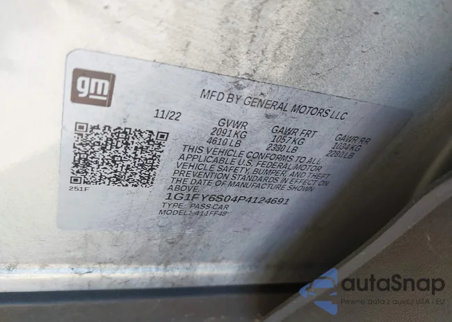 1G1FY6S04P4124691: 44490912