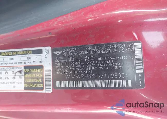 WMWRH33597TL95004: 44490976