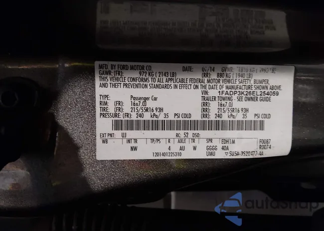 1FADP3K26EL254059: 44490991